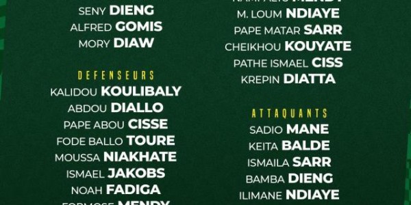 开云体育APP下载-塞内加尔队公布29人名单：马内领衔，库利巴利在列